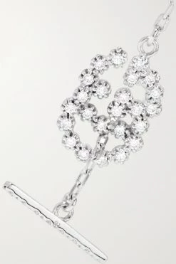 GUCCI GG Running Armband Aus 18 Karat Weißgold Mit Diamanten -Offizielle GUCCI Website w920 q60 1027