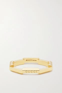 GUCCI Link To Love Ring Aus 18 Karat Gold