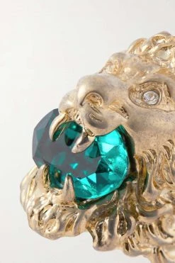 GUCCI Goldfarbener Ring Mit Kristallen -Offizielle GUCCI Website w920 q60 1144