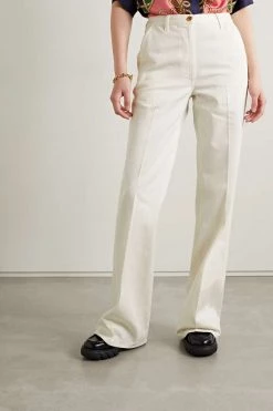 GUCCI Love Parade Hoch Sitzende Jeans Mit Geradem Bein Und Horsebit-Detail ,Weiß -Offizielle GUCCI Website w920 q60 116