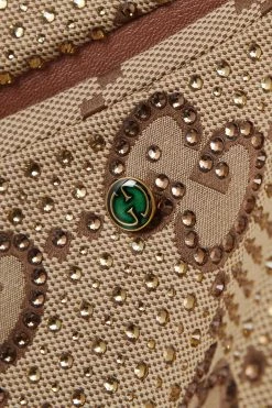 GUCCI Aria Wendbares Cape Aus Canvas Aus Einer Baumwollmischung Mit Jacquard-Muster Und Lederbesätzen ,Camel 9 GUCCI Aria Wendbares Cape Aus Canvas Aus Einer Baumwollmischung Mit Jacquard-Muster Und Lederbesätzen ,Camel -Offizielle GUCCI Website w920 q60 1180