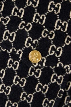 GUCCI Cape Aus Woll-Jacquard ,Schwarz -Offizielle GUCCI Website w920 q60 1215