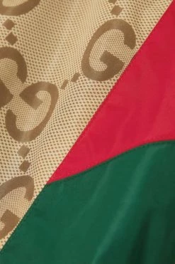 GUCCI Chinese New Year Kapuzenjacke Aus Bedrucktem Shell Mit Applikationen ,Braun -Offizielle GUCCI Website w920 q60 1253