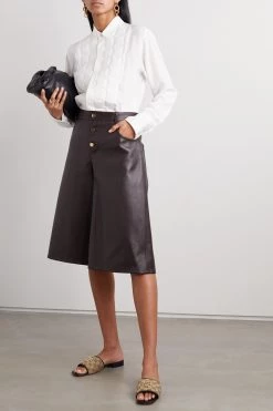 GUCCI Jolie Pantoletten Aus Verziertem Canvas Mit Logomuster Und Lederbesätzen ,Beige -Offizielle GUCCI Website w920 q60 1275