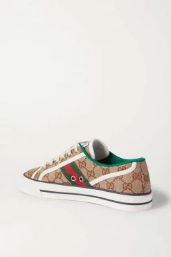 GUCCI Tennis 1977 Sneakers Aus Canvas Mit Logomuster ,Beige -Offizielle GUCCI Website w920 q60 1280