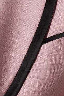 GUCCI Blazer Aus Canvas Aus Einer Woll-Mohairmischung Mit Seiden- Und Federbesatz ,Pink -Offizielle GUCCI Website w920 q60 1296