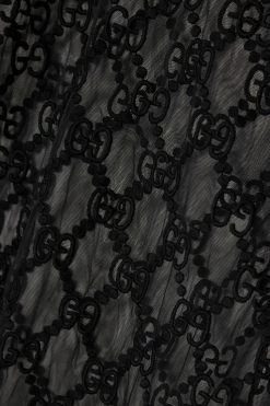 GUCCI Besticktes Oberteil Aus Tüll Aus Einer Baumwollmischung ,Schwarz -Offizielle GUCCI Website w920 q60 1316