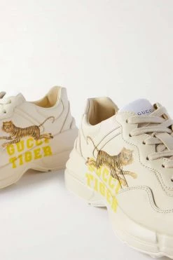 GUCCI Rhyton Sneakers Aus Leder Mit Print ,Beige -Offizielle GUCCI Website w920 q60 1325
