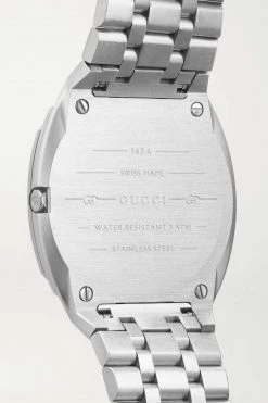 GUCCI 25H 34 Mm Uhr Aus Edelstahl ,Wollweiß -Offizielle GUCCI Website w920 q60 1374