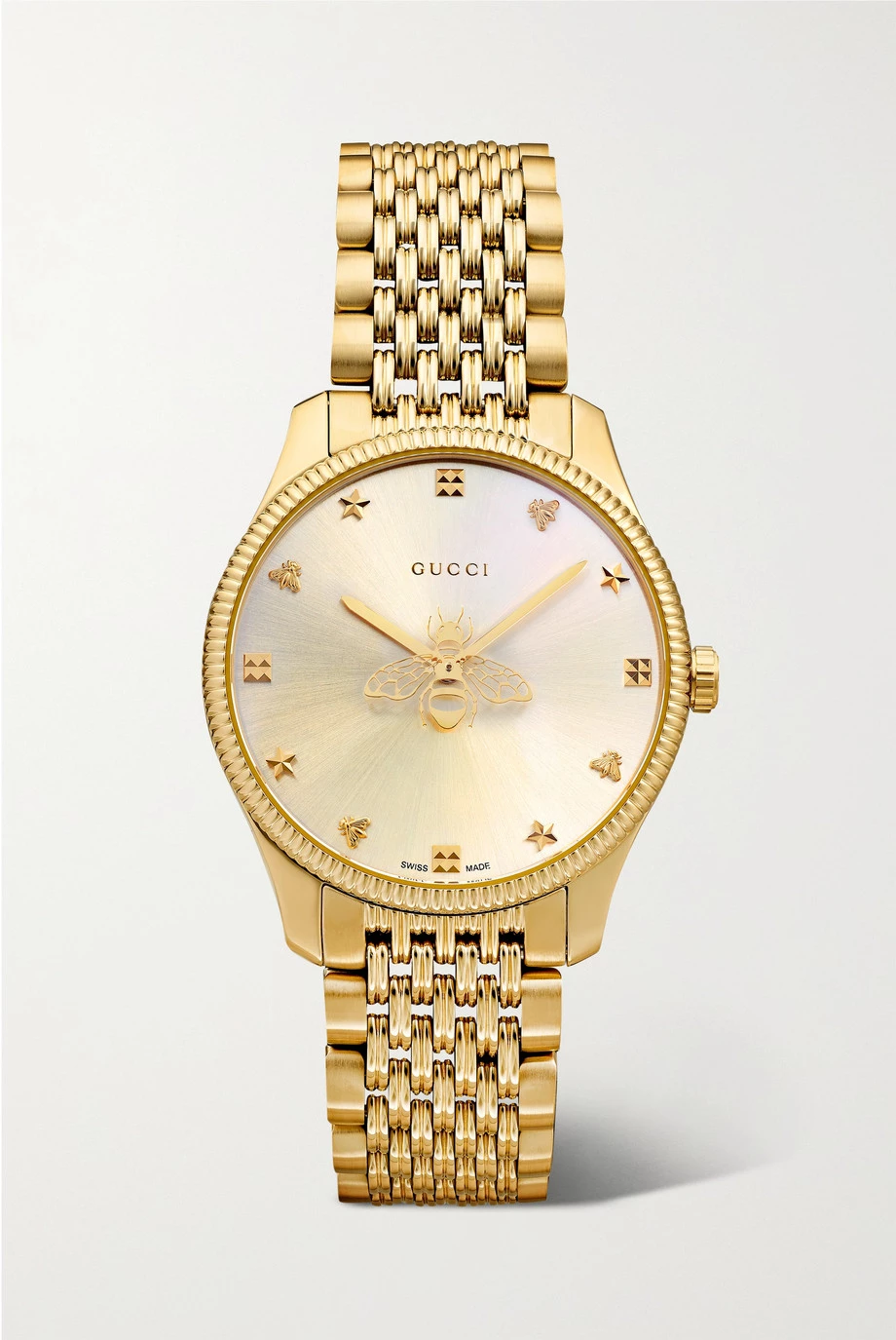 GUCCI G-Timeless 29 Mm Uhr Mit Goldfarbener PVD-Beschichtung 1 GUCCI G-Timeless 29 Mm Uhr Mit Goldfarbener PVD-Beschichtung