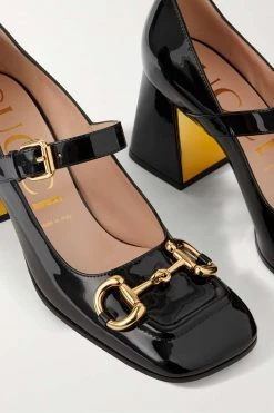 GUCCI Baby Pumps Aus Lackleder Mit Horsebit-Detail ,Schwarz -Offizielle GUCCI Website w920 q60 140