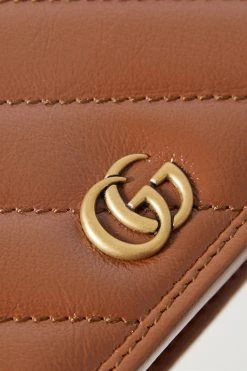 GUCCI GG Marmont Portemonnaie Aus Gestepptem Leder ,Braun -Offizielle GUCCI Website w920 q60 1446