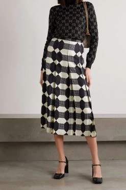 GUCCI GG Stehkragenpullover Aus Metallic-Strick Aus Einer Baumwollmischung Mit Intarsienmuster ,Schwarz 9 GUCCI GG Stehkragenpullover Aus Metallic-Strick Aus Einer Baumwollmischung Mit Intarsienmuster ,Schwarz -Offizielle GUCCI Website w920 q60 1452