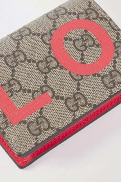 GUCCI Saint Valentine Kartenetui Aus Beschichtetem Canvas Mit Print ,Rot -Offizielle GUCCI Website w920 q60 1477