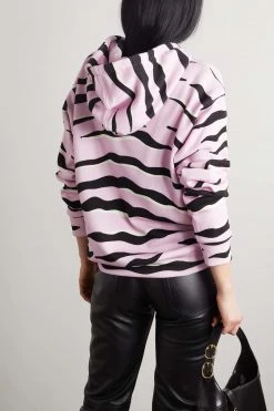 GUCCI Chinese New Year Hoodie Aus Baumwoll-Jersey Mit Tigerprint Und Applikationen ,Pink -Offizielle GUCCI Website w920 q60 1490