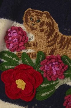 GUCCI Chinese New Year Pullover Aus Wolle Mit Applikationen ,Elfenbein -Offizielle GUCCI Website w920 q60 1503