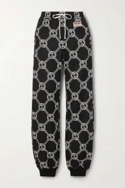 GUCCI Jogginghose Aus Jersey Mit Print ,Schwarz