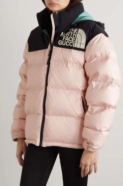 GUCCI + The North Face Daunenjacke Aus Gestepptem Shell Mit Kapuze Und Stickerei ,Pink -Offizielle GUCCI Website w920 q60 1570