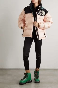 GUCCI + The North Face Daunenjacke Aus Gestepptem Shell Mit Kapuze Und Stickerei ,Pink -Offizielle GUCCI Website w920 q60 1573