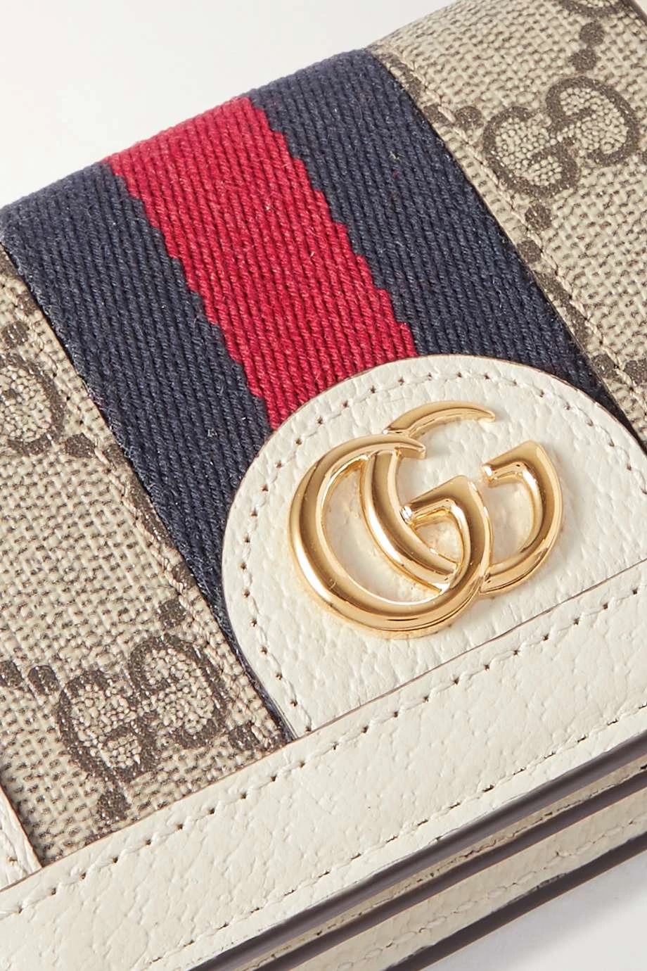 GUCCI Ophidia Bedruckter Beutel Aus Beschichtetem Canvas Mit Besätzen Aus Strukturiertem Leder ,Weiß 4 GUCCI Ophidia Bedruckter Beutel Aus Beschichtetem Canvas Mit Besätzen Aus Strukturiertem Leder ,Weiß – Bild 4