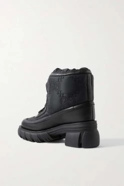 GUCCI Romance Schnürstiefel Aus Shell Mit Logostrickereien Und Leder ,Schwarz -Offizielle GUCCI Website w920 q60 1602