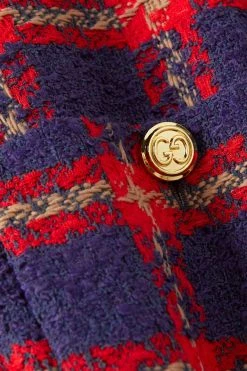 GUCCI Jacke Aus Kariertem Tweed ,Schwarz -Offizielle GUCCI Website w920 q60 1607