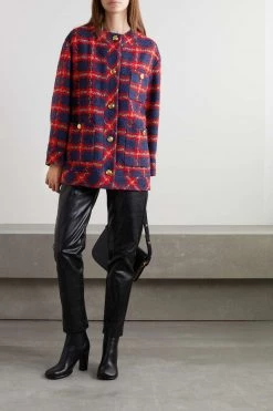 GUCCI Jacke Aus Kariertem Tweed ,Schwarz -Offizielle GUCCI Website w920 q60 1608