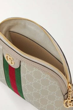 GUCCI Ophidia Bedruckte Schultertasche Aus Beschichtetem Canvas Mit Besätzen Aus Strukturiertem Leder ,Beige -Offizielle GUCCI Website w920 q60 164