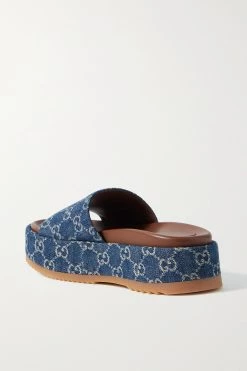GUCCI Angelina Pantoletten Aus Bio-Denim Mit Logomuster Und Plateau ,Blau 6 GUCCI Angelina Pantoletten Aus Bio-Denim Mit Logomuster Und Plateau ,Blau -Offizielle GUCCI Website w920 q60 1641