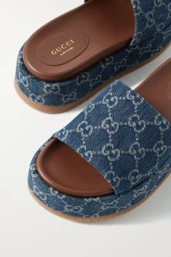 GUCCI Angelina Pantoletten Aus Bio-Denim Mit Logomuster Und Plateau ,Blau 7 GUCCI Angelina Pantoletten Aus Bio-Denim Mit Logomuster Und Plateau ,Blau -Offizielle GUCCI Website w920 q60 1642