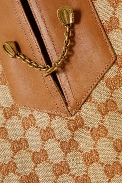 GUCCI Kaftan Aus Canvas Aus Einer Leinenmischung Mit Jacquard-Muster Und Lederbesätzen ,Beige 10 GUCCI Kaftan Aus Canvas Aus Einer Leinenmischung Mit Jacquard-Muster Und Lederbesätzen ,Beige -Offizielle GUCCI Website w920 q60 1647