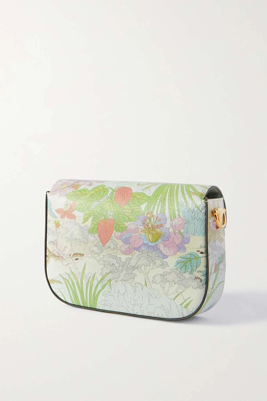 GUCCI Horsebit 1955 Mini Schultertasche Aus Bedrucktem Leder ,Weiß 3 GUCCI Horsebit 1955 Mini Schultertasche Aus Bedrucktem Leder ,Weiß – Bild 3