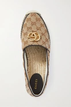 GUCCI Pilar Verzierte Espadrilles Aus Canvas Mit Logomuster Und Lederbesatz ,Beige 11 GUCCI Pilar Verzierte Espadrilles Aus Canvas Mit Logomuster Und Lederbesatz ,Beige -Offizielle GUCCI Website w920 q60 1674