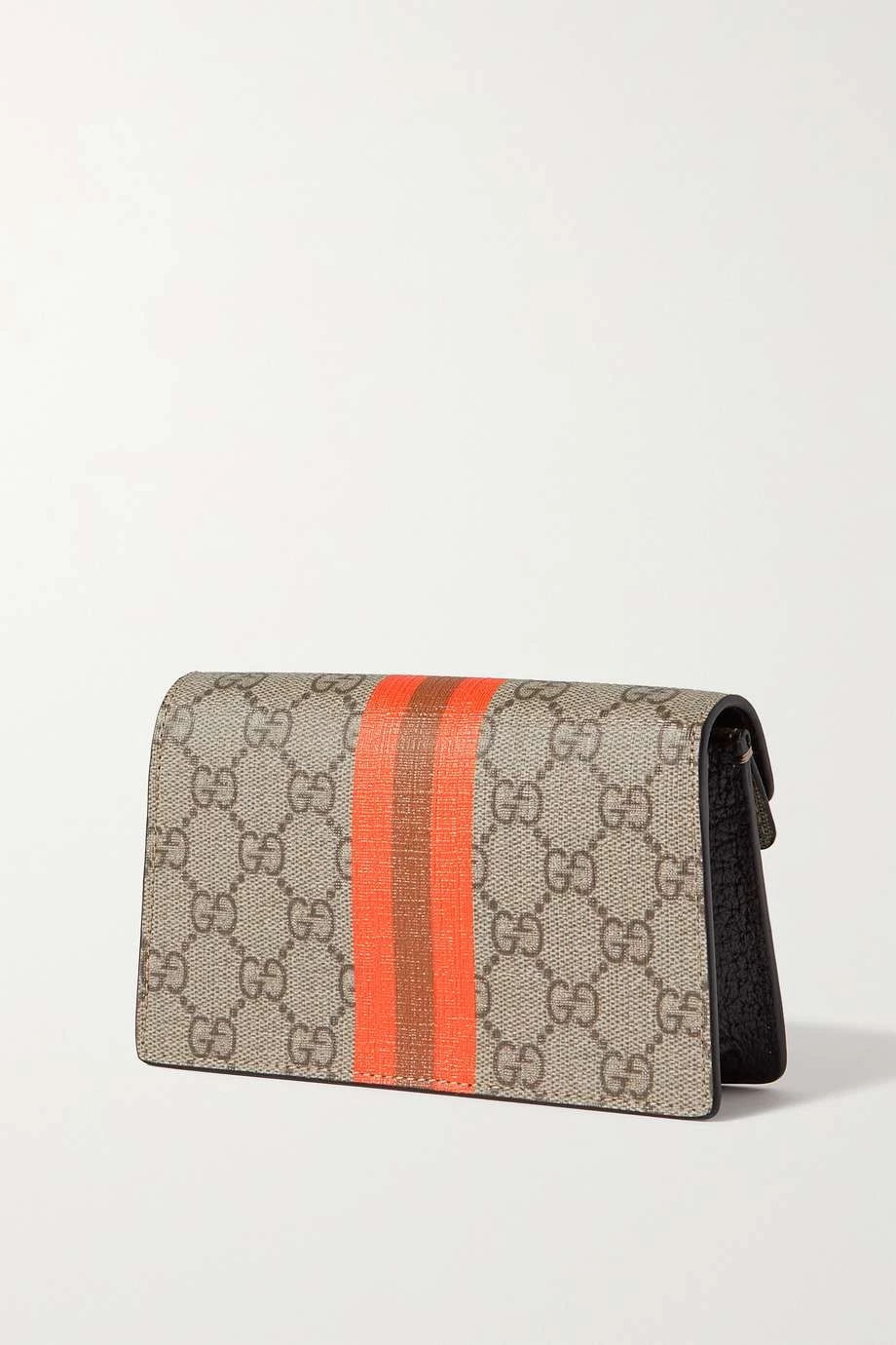 GUCCI Dionysus Super Mini Schultertasche Aus Beschichtetem Canvas Mit Print ,Braun 3 GUCCI Dionysus Super Mini Schultertasche Aus Beschichtetem Canvas Mit Print ,Braun – Bild 3