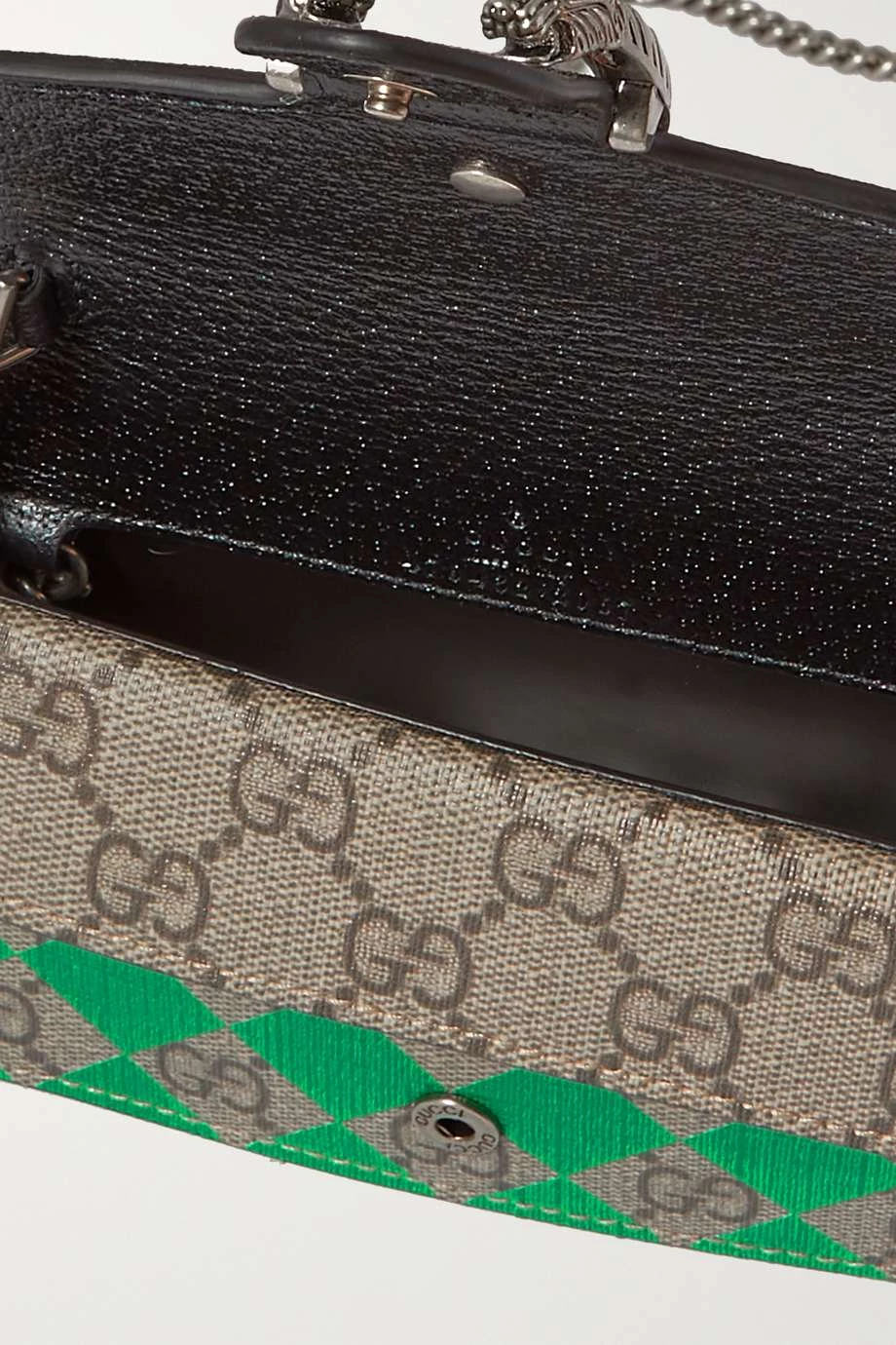 GUCCI Dionysus Super Mini Schultertasche Aus Beschichtetem Canvas Mit Print ,Braun 5 GUCCI Dionysus Super Mini Schultertasche Aus Beschichtetem Canvas Mit Print ,Braun – Bild 5