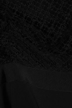 GUCCI Midikleid Aus Besticktem Tüll Und Zweifarbigem Crêpe ,Schwarz -Offizielle GUCCI Website w920 q60 1696