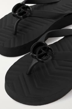 GUCCI Pascar Zehensandalen Aus Gummi Mit Plateau Und Logoverzierung ,Schwarz -Offizielle GUCCI Website w920 q60 1702