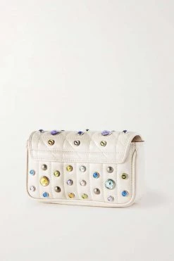 GUCCI GG Marmont Super Mini Schultertasche Aus Gestepptem Leder Mit Verzierungen ,Weiß 7 GUCCI GG Marmont Super Mini Schultertasche Aus Gestepptem Leder Mit Verzierungen ,Weiß -Offizielle GUCCI Website w920 q60 1706