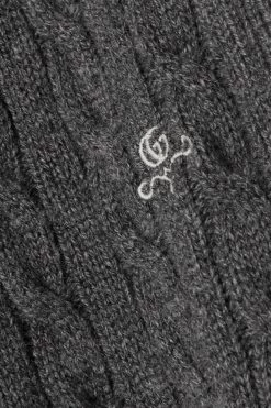 GUCCI Jogginghose Aus Kaschmir In Zopfstrick ,Grau -Offizielle GUCCI Website w920 q60 1713