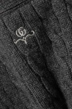 GUCCI Cardigan Aus Kaschmir In Zopfstrick ,Grau -Offizielle GUCCI Website w920 q60 1719