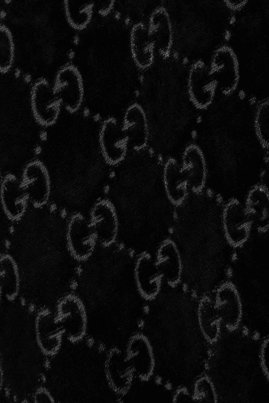 GUCCI Hemd Aus Devoré-Samt ,Schwarz 5 GUCCI Hemd Aus Devoré-Samt ,Schwarz – Bild 5