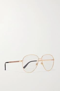 GUCCI EYEWEAR Goldfarbene Pilotenbrille -Offizielle GUCCI Website w920 q60 1758
