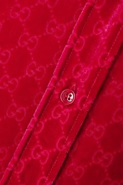 GUCCI Hemd Aus Devoré-Samt ,Rot -Offizielle GUCCI Website w920 q60 1784