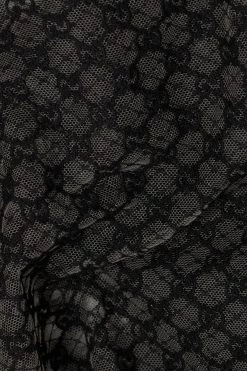 GUCCI Aria Midirock Aus Besticktem Tüll Aus Einer Baumwollmischung Mit Besätzen Aus Satin Und Spitze ,Schwarz -Offizielle GUCCI Website w920 q60 1791