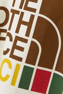 GUCCI + The North Face T-Shirt Aus Baumwoll-Jersey Mit Print ,Weiß -Offizielle GUCCI Website w920 q60 1802