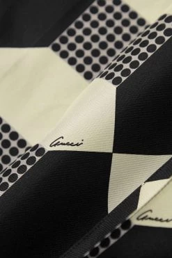 GUCCI Midirock Aus Bedrucktem Seiden-Twill Mit Falten ,Elfenbein -Offizielle GUCCI Website w920 q60 1807