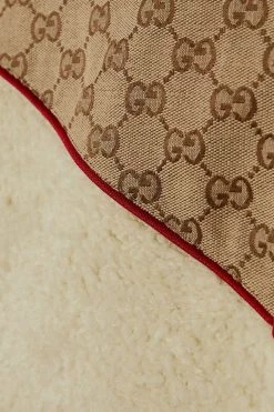 GUCCI + The North Face Kapuzenjacke Aus Canvas Aus Einer Baumwollmischung Mit Jacquard-Muster Und Stickerei ,Beige -Offizielle GUCCI Website w920 q60 1818