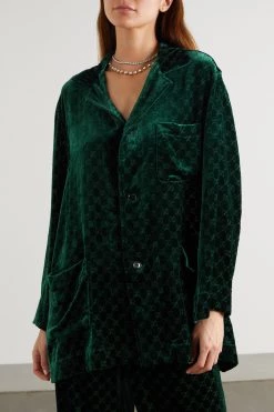 GUCCI Oversized-Hemd Aus Devoré-Samt ,Grün 8 GUCCI Oversized-Hemd Aus Devoré-Samt ,Grün -Offizielle GUCCI Website w920 q60 1822