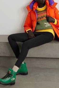 GUCCI + The North Face Pullover Aus Einer Mohairmischung Mit Intarsienmuster Und Stickerei ,Gelb -Offizielle GUCCI Website w920 q60 1877