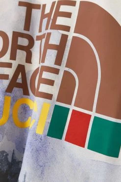 GUCCI + The North Face T-Shirt Aus Baumwoll-Jersey Mit Print ,Grün -Offizielle GUCCI Website w920 q60 1888
